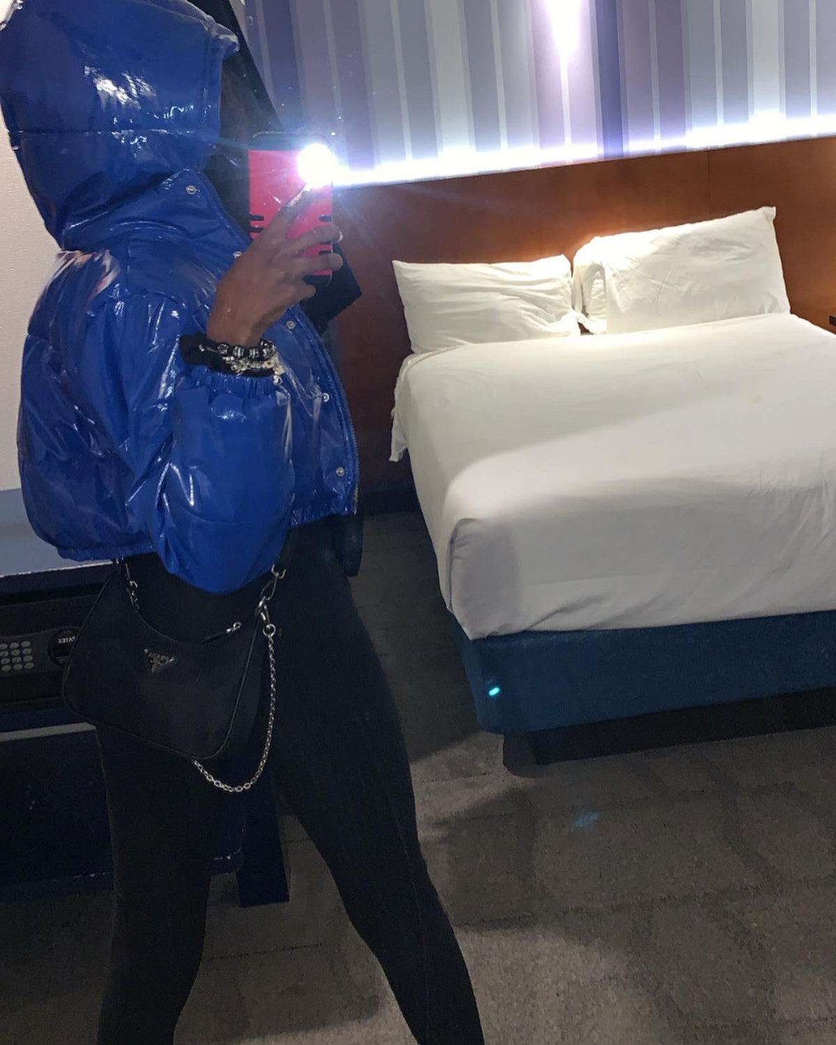 Crop puffer jacket